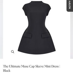 Odd muse -The Ultimate Muse Cap Sleeve Mini Dress